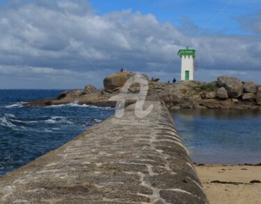 Photographie intitulée "Pointe de Trévignon" par Isabelle Blot, Œuvre d'art originale, Photographie numérique