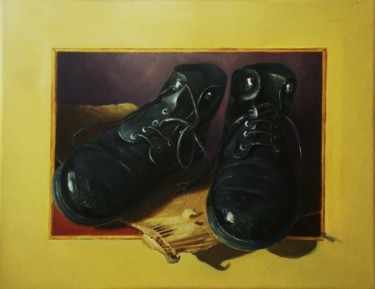 Schilderij getiteld "Two Lovers" door Nino Dobrosavljevic, Origineel Kunstwerk, Olie