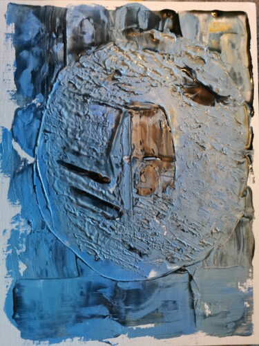 Arrondi Peinture intitulée "Arrondi" par Pascale Mougin, Œuvre d'art originale, Huile