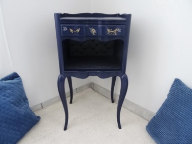Guéridon, Chevet style Louis XV, Déco Contemporaine 设计 标题为“Guéridon, Chevet st…” 由Lin-Et-Patine, 原创艺术品, 家具