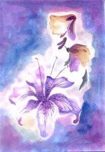 Schilderij getiteld "Flower Luxury" door Abhilasha Singh, Origineel Kunstwerk