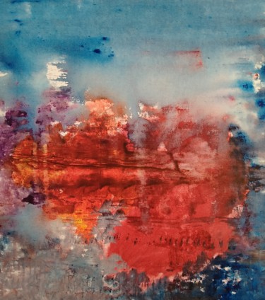 Painting titled "Hue to hold" by Atignas Art, Original Artwork, Acrylic Mounted on Wood Panel