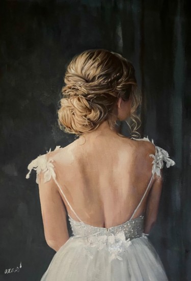 Painting titled "Whisper In My Ear" by William Oxer, Original Artwork, Acrylic
