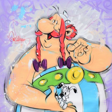 绘画 标题为“Obelix” 由Cross Magri, 原创艺术品, 丙烯