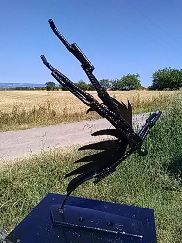 Sculptuur getiteld "Icare" door Michel Sidobre, Origineel Kunstwerk, Metalen
