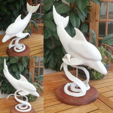 Frère marin - sculpture Γλυπτική με τίτλο "Frère marin - sculp…" από Françoise Gosset (Sculptrice / sculpteur), Αυθεντικά έργα τέχνης, Γύψος