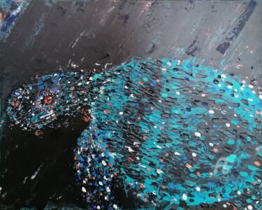 Peinture intitulée "Chelonioidea" par Alexandra Isler, Œuvre d'art originale, Acrylique