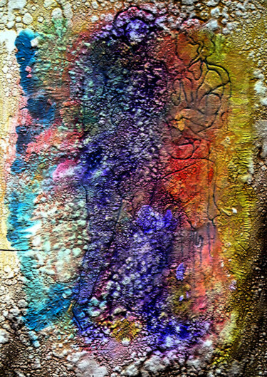 Pintura intitulada "homenagem  á mulher…" por Antonio Guimaraes, Obras de arte originais, Óleo