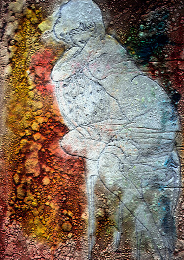 Pintura intitulada "homenagem á mulher…" por Antonio Guimaraes, Obras de arte originais, Óleo