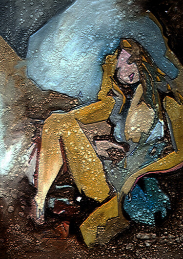 Pintura intitulada "homenagem á mulher…" por Antonio Guimaraes, Obras de arte originais, Óleo