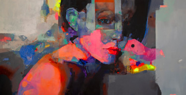 Painting titled "Architecture of my…" by Viktor Sheleg, Original Artwork, Oil