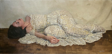 Painting titled "Serenity" by William Oxer, Original Artwork, Acrylic