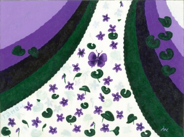 "con grazia" (2.Bild der Serie OTMA & A) 绘画 标题为“"con grazia" (2.Bil…” 由Ingrid Edith Wekel, 原创艺术品, 丙烯