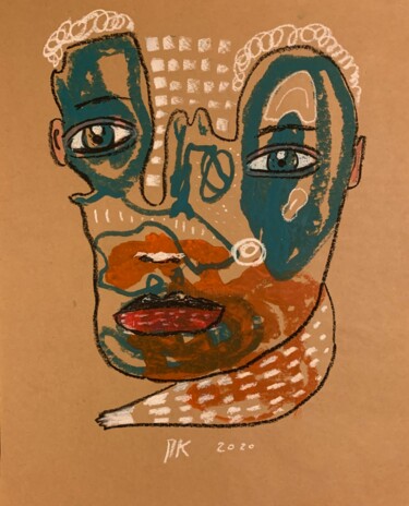 图画 标题为“Unfinished portrait…” 由Pavel Kuragin, 原创艺术品, 粉彩