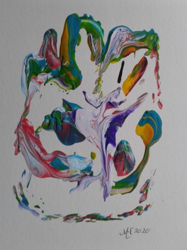 Schilderij getiteld "After the pain" door Marianne Huizinga, Origineel Kunstwerk, Acryl