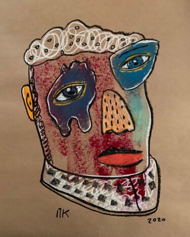 图画 标题为“Unfinished portrait…” 由Pavel Kuragin, 原创艺术品, 粉彩