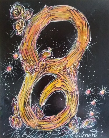 Peinture intitulée "Infiniment espoir" par Phélix Ludop, Œuvre d'art originale, Acrylique