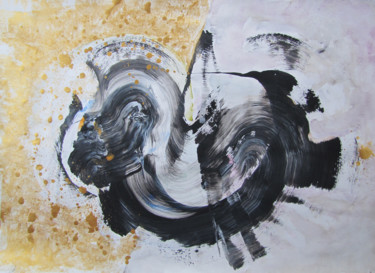 Painting titled "What a creature of…" by Dmitri Matkovsky, Original Artwork, Acrylic