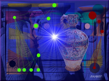 数字艺术 标题为“From Egypt To the R…” 由Marc Bulyss, 原创艺术品, 数字油画