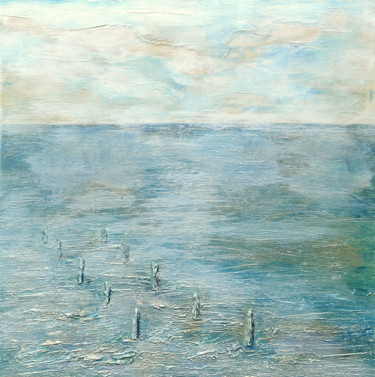 THE OYSTER PARK. Peinture intitulée "THE OYSTER PARK." par Thierry Vobmann, Œuvre d'art originale, Acrylique Monté sur Châssis en bois