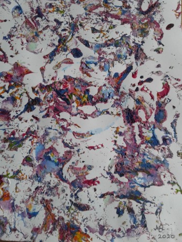 Schilderij getiteld "Silence" door Marianne Huizinga, Origineel Kunstwerk, Acryl