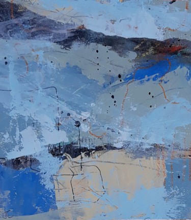 Painting titled "Llano Palancón" by Jill Carrott, Original Artwork, Acrylic