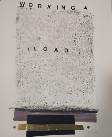 Drawing titled "Working 4" by Mladen Lazarević, Original Artwork, Acrylic