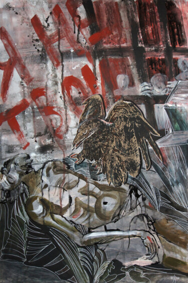 I am not yours! - original acrylic painting 绘画 标题为“I am not yours! - o…” 由Maria Shedrina, 原创艺术品, 丙烯