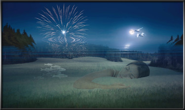 数字艺术 标题为“Orphélia” 由Harald Dastis, 原创艺术品, 数字油画