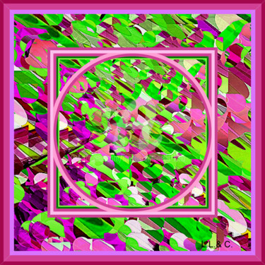 제목이 "FOULARD DA COLLEZIO…"인 섬유 예술 Laila Lago & C. By Iannilli Antonella로, 원작, 디지털 페인팅