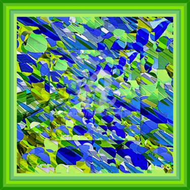 제목이 "FOULARD DA COLLEZIO…"인 섬유 예술 Laila Lago & C. By Iannilli Antonella로, 원작, 디지털 페인팅