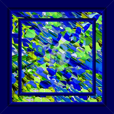 제목이 "FOULARD DA COLLEZIO…"인 섬유 예술 Laila Lago & C. By Iannilli Antonella로, 원작, 디지털 페인팅