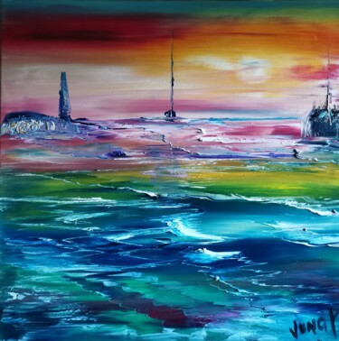 Peinture intitulée "Eternity" par Pascal Jung, Œuvre d'art originale, Huile