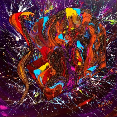 Peinture intitulée "Nadodo-348-Big Bang…" par Nadodo, Œuvre d'art originale, Acrylique Monté sur Châssis en bois