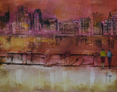 Painting titled "Serie Intracenas -…" by Silper, Original Artwork, Acrylic