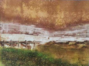 Painting titled "Serie Lagos e Monta…" by Silper, Original Artwork, Acrylic