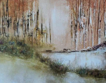 Painting titled "Serie Natureza - ce…" by Silper, Original Artwork, Acrylic
