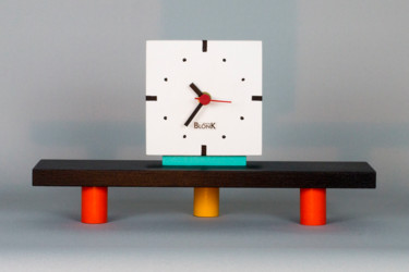 Design intitulée "BlonK ClocK H1" par Johannes Blonk, Œuvre d'art originale, Art de la table