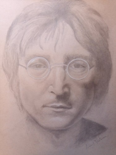 Dessin intitulée "All You Need Is Love" par Arnaud Montenon, Œuvre d'art originale, Crayon