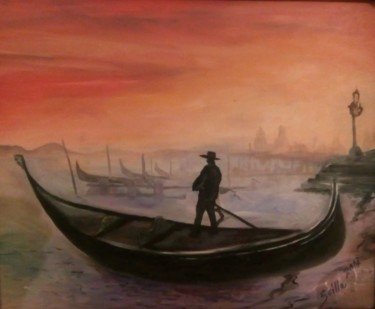 Peinture intitulée "Venice" par Gaetano Scilla, Œuvre d'art originale, Acrylique