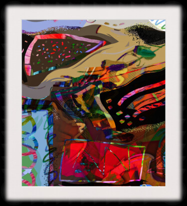 Peinture intitulée "Buried Tresures" par Hopkins, Œuvre d'art originale, Peinture numérique Monté sur Aluminium