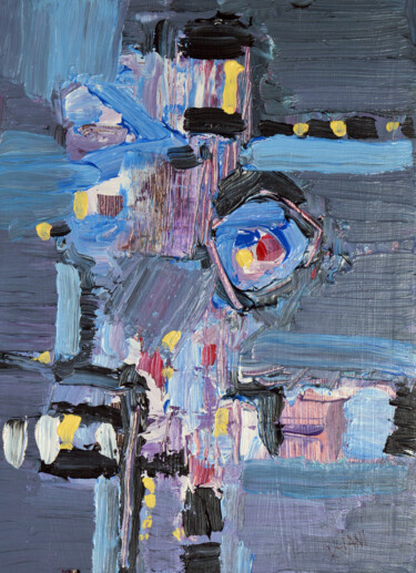 Pittura intitolato "SENZA TITOLO 5/20" da Peppeluciani, Opera d'arte originale, Acrilico