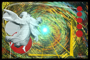 Digital Arts titled "Little Ida's Flowers" by Marc Bulyss, Original Artwork, Digital Painting