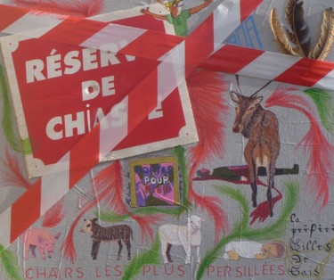 Peinture intitulée "Objet Mobile Accroc…" par O.M.A., Œuvre d'art originale, Acrylique