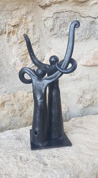 Sculpture intitulée "Déja un jour" par Castor, Œuvre d'art originale, Métaux