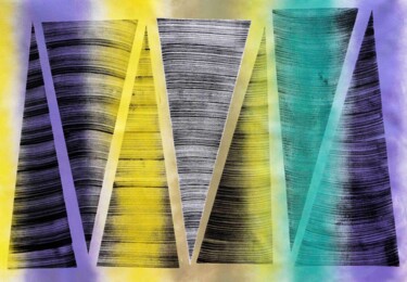 绘画 标题为“Composition No. 206” 由Sumit Ratta, 原创艺术品, 丙烯