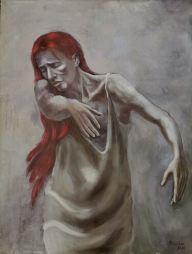 Peinture intitulée "Eternal Emotions" par Mariam Dolidze, Œuvre d'art originale, Huile