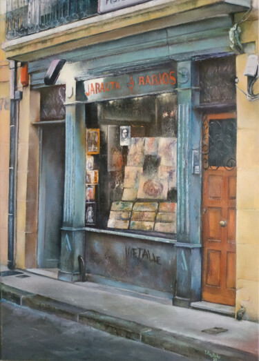 Pintura titulada "Jarauta Rabiosa-Pam…" por Tomás Castaño, Obra de arte original, Oleo Montado en Panel de madera