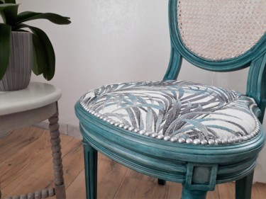 设计 标题为“Chaise médaillon ca…” 由Lin-Et-Patine, 原创艺术品, 家具