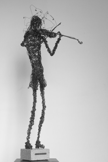 Paganini 雕塑 标题为“Paganini” 由Karen Axikyan, 原创艺术品, 金属